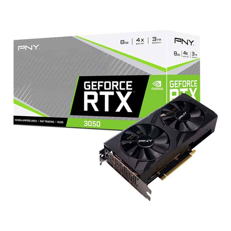 PNY NVIDIA GeForce RTX 3050 VERTO 8GB Ampere Graphics Card